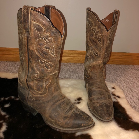 Dan Post J Toe Cowboy Boots - Picture 2 of 2